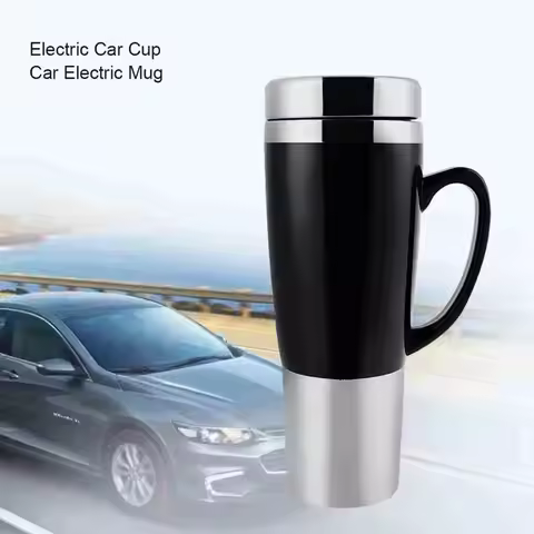 12V Electric Water Insulated Car Mug Travel Heating Cup Kettle for Hot Coffee Milk Tea Electric Car