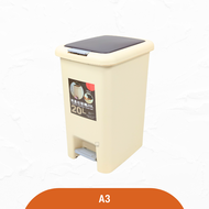 20L / 15L Press & Step Rubbish Bin / Rubbish Bin / Waste Bin / Pedal Dustbin / Trash Bin - A-2/A-3