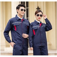 ((Group Uniform) (Printable) (Can Be Embroidered) Side Pocket Overalls Total 4 Colors S-4L