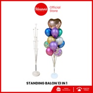 Hasans 13-in-1 Balloon Standing/ 13-in-1 Balloon Stick/ Balloon Support Pole/ Balloon Holder/ 13-Sti