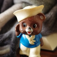 金銀寶貝 水手小熊儲金箱存錢筒 塑料玩具擺飾 w410