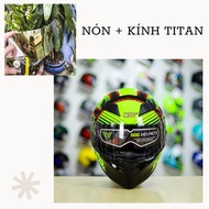 Mũ Bảo Hiểm Full face 2 Kính ROC 05 SOLELUNA Bóng (Tặng kèm TÚI ROC và KHĂN TRÙM NINJA)