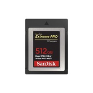 SanDisk Extreme PRO 512GB 1700MB/s CFexpress Card Type B 記憶卡 (全新/晟碟)