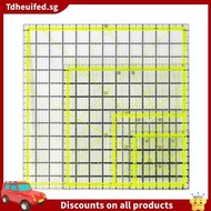 [In Stock]4 Pcs Square Quilting Rulers Fabric Cutting Ruler Acrylic Quilters Rulers Clear Mark with 