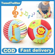 TweetTwitter Soft Cloth Rattle Ball Baby For 0-36 Months Stuffed Baby Play Ball Sensory Toy MY