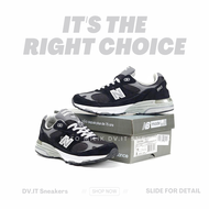 Sepatu Sneakers Olahraga Running Lari Gym Pria -newbalance- 993 Black Grey MADE IN USA Size 39 - 44