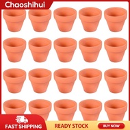 BESTONZON 20Pcs Small Mini Terracotta Pot Clay Ceramic Pottery Planter Cactus Flower Pots Succulent 