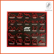 F1 2026 Competition Schedule Model, 3D Plastic Printing