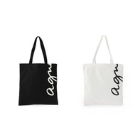 agnes b/アビエス🏻 ー/VOYAGE NS05B-01/Tote Bag/Big LOGO// Japan Daigou
