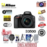 Nikon d3500 18-55mm VR AFP original + extra battery original 2 years warranty