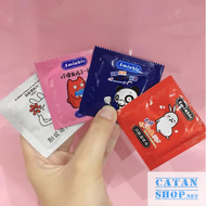 Combo 50 khăn ướt mini gói vuông giả BCS độc lạ khăn giấy ướt bỏ túi đa dạng mẫu siêu cute GD571-Kha