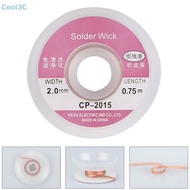 Cool3C 1.5M 5FT 2.0mm Desoldering Wire Braid Suer CP-2015 Remover Wi Solder Pump Cable Wire HOT