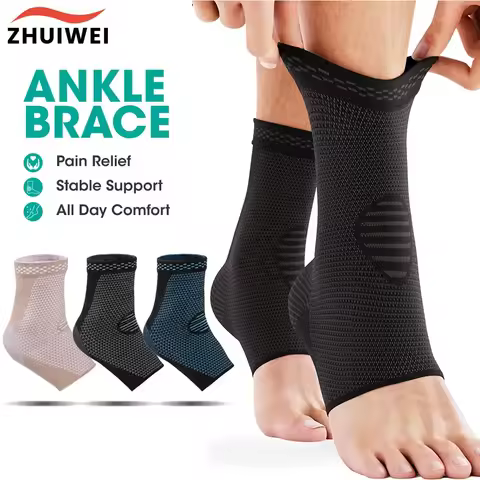 1Pcs Ankle Brace for Women & Men,Ankle Support Sleeve & Ankle Wrap,Compression Ankle Brace for Sprai