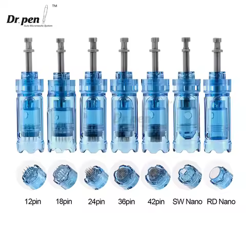 Dr. pen A9 M8S A8S A11 Needle Cartridge 10/20/40 pcs 12 Pin 18 Pin 24 Pin 36 Pin 42 Pin 3D 5D Round 