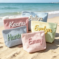 1028readystocketsy Individualized Hand-Embroidered Cosmetic Bag Customized Lipstick Makeup Change Tr