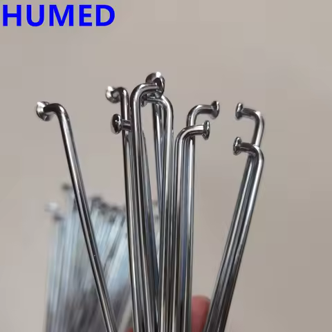 36pcs 9G Spokes Diameter 3.5 mm J-bend 70-235mm Motorcycle Spokes 45# Steel 9K E-bicycle Spoke wheel