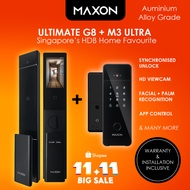 MAXON M3 ULTRA DOOR VIEWER WIFI DIGITAL DOOR LOCK + GATE LOCK G8 G5 BUNDLE