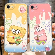 J-29 Spongebob TPU Case for iPhone XR SE 2020 2022 8 7 6S 6 Plus