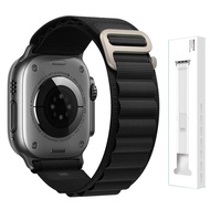 สายห่วงวงแหวนอัลไพน์สำหรับสายคาด Apple Watch 9 45มม. Ultra2 49มม. 41มม. 44มม. 40มม. I Watch Series 3 5 SE 6 7 8 9 Ultra