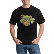 Venus Flytrap Versatile Plus Size Cotton T Shirt For Any Season