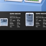 Gea Refrigerator Showcase Mini White Expo 90 CVD 90CVD Expo90 EXPO90CVD 95 Liter Latest Type White O