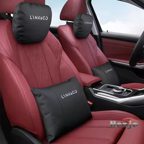 Premium Embroidery Logo Car Neck Pillow Waist Cushion for LYNK&CO 01 PHEV 02 03 03+ 05 05+ 08 EM-P 0