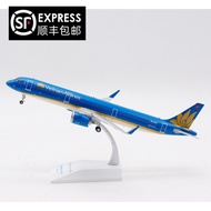 JC Wings 1: 200 Vietnam Airlines Airbus A321neo VN-A618 alloy material aircraft model Die-Cast Vehic