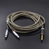 New Gun-Color 16 core HD800 HD800s HD820 D1000 Headphone Upgrade Cable for 4.4mm NW-WM1Z/A NW-ZX300A