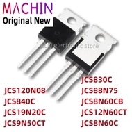 5Pcs JCS120N08 JCS840C JCS19N20C JCS9N50CT JCS830C JCS88N75 JCS8N60CB JCS12N60CT JCS8N60C TO-220 Fie