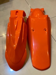 บังโคลนหน้า + หลัง วิบาก Moto-X สีส้ม