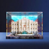 適用建築系列21062 羅馬許願池拼裝積木模型高清透明亞克力展示盒
