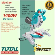 Total TS42142107 Mitre Saw 210mm 1400W