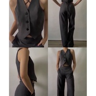 Crowds' Favorite - Ganni Top in White and Black