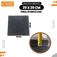 Eva Foam Heart Foam/ Eva Sponge/ Eva Foam/ Size 25x25 cm 3 cm Thick/ Multipurpose Liver Foam/ Multif