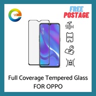 *Full Coverage* OPPO A5 2020/Reno/Reno Z/Reno 10X/Reno 2Z/R15/R15 Pro/AX5S Clear Tempered Glass