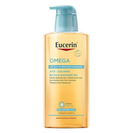 Eucerin OMEGA Bath and Shower Oil | Body Wash 400ml. ยูเซอรีน โอเมก้า บาธ แอนด์ ชาวเวอร์ ออยล์ บอดี้
