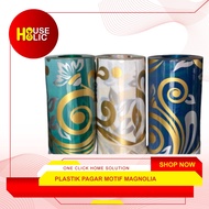 Fiber Plastic Plate with Patterned Fence Cover Magnolia Plastic Fence Cover/