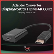 Adapter Converter Display Port to HDMI 4K 60Hz - 8046