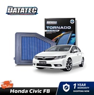 กรองอากาศ Honda Civic FB ปี2013 DATATEC TORNADO AIR FITLTER