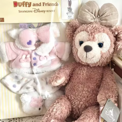 Disney Shanghai Disney Resort Duffy And Friends Cozy Flannel Sleepwear Costume Set For StellaLou Gel