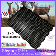 2x3 Ft.  Black plastic matting Goat Plastic matting Non-Skid bed floor/flooring for poultry farm Hig