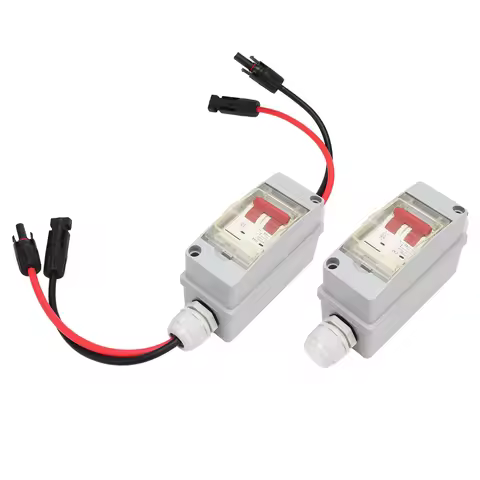 Circuit Breaker MCB 2P DC 500V 32A Disconnect Switch with IP65 Waterproof Distribution Box Circuit B