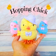Wind-Up Clockwork Jumping Chick Walking Toys Chicken Duck Cute Toy Hopping Chicks Mainan Anak Ayam