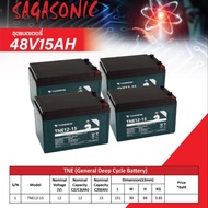 แบตเตอรี่จักรยานไฟฟ้า 48V20AH Battery for Electric bike Scooter SAGASONIC (พร้อมรับประกัน)