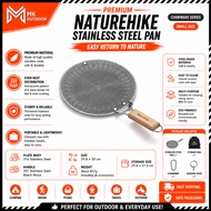 Naturehike Stainless Steel Pan Honeycomb Frying Grill BBQ Pan Non Stick Outdoor Camping Cookware Kua