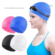 Mary Adult Silicone Swim Hat Water Resistant Swimming Hat Women Men Surfing Hat