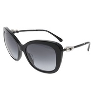 【日本直送】香奈兒 CHANEL COCO MARK 太陽眼鏡 5339-H-A 塑膠x仿珍珠 黑色 女款【二手】