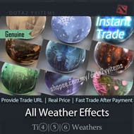 DOTA2 Weather Misc (Ash search at Shop) 刀塔2 纯正 天气 特效 Spring Ash Aurora Moonbeam Pestilence Harvest S