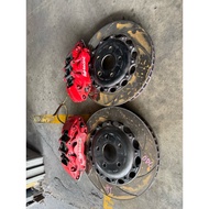 AP Racing CP9040 Big 6 Pot Brake Calipers with AP7040 Disk Original Halfcut Japan