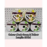 BULLZEN PREDATOR Super Fine PE Braid X8 FISHING LINE ( 100M )